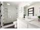 Modern bathroom with a large walk-in shower and stylish finishes at 1315 E Gemini Dr, Tempe, AZ 85283