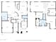 Two-story home floor plan, showcasing a spacious layout with multiple bedrooms and bathrooms at 43603 N 44Th Ln, Phoenix, AZ 85087
