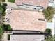 Aerial view of home featuring roof, fireplace and outdoor seating area at 10637 W Eucalyptus Rd, Peoria, AZ 85383