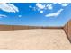 Large, sunny backyard lot with potential to make it your own dream outdoor oasis at 18525 E Dario Rd, Gold Canyon, AZ 85118