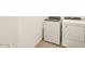 Laundry room with a washer and dryer at 37405 W San Clemente St, Maricopa, AZ 85138