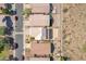 Birds-eye view of a residential neighborhood showcasing well-maintained homes and landscaping at 1926 E Siesta Ln, Phoenix, AZ 85024