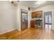 Clean and functional kitchen with stainless steel appliances and ample cabinet space for storage at 1346 W Willetta St, Phoenix, AZ 85007