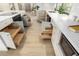 Modern kitchen featuring custom pull out drawers, sleek countertops, and stainless steel appliances at 2107 S Paseo Loma --, Mesa, AZ 85202