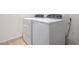 Clean laundry area featuring a modern washer and dryer set, offering convenience and functionality at 2107 S Paseo Loma --, Mesa, AZ 85202