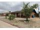 Charming single-story brick home featuring a quaint front yard and covered porch at 4232 W Citrus Way, Phoenix, AZ 85019