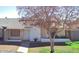 Tan single story home with a white door and mature tree at 4147 W Reade Ave, Phoenix, AZ 85019