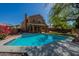Beautiful backyard pool and patio area perfect for outdoor entertaining and relaxation at 1416 E Sapium Way, Phoenix, AZ 85048