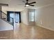 Spacious living room with tile floors and neutral walls at 8953 E Yucca St, Scottsdale, AZ 85260