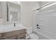 Bathroom with a white shower/tub, modern sink, and contemporary fixtures at 1021 W Ridge Rd, Apache Junction, AZ 85120