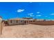 Spacious backyard and covered patio, perfect for outdoor living at 18762 E Panchito Dr, Gold Canyon, AZ 85118