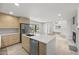 Modern kitchen with light wood cabinets and island at 4555 N 5Th Ave, Phoenix, AZ 85013