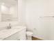 Clean bathroom with toilet, sink, and shower at 4314 W Josephine St, San Tan Valley, AZ 85144