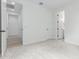 View of a bedroom leading to a hallway and bathroom with neutral paint and carpet at 18650 E Panchito Dr, Gold Canyon, AZ 85118