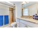 Stylish bathroom featuring granite counters, tiled shower, and modern fixtures at 9902 W Sandstone Dr, Sun City, AZ 85351