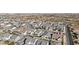 Aerial shot of a neighborhood showcasing modern single-Gathering homes, landscaping, and community layout at 10155 E Toledo Ave, Mesa, AZ 85212