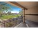 Covered patio with view of community green space at 1724 S Rockwell St, Gilbert, AZ 85295