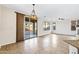 Bright dining area with tile floors and sliding glass doors to backyard at 1724 S Rockwell St, Gilbert, AZ 85295