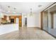 Kitchen features wood cabinets and an island breakfast bar at 1724 S Rockwell St, Gilbert, AZ 85295