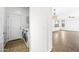 Convenient laundry room with washer, dryer, and storage at 1724 S Rockwell St, Gilbert, AZ 85295