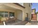 Inviting patio with seating area, perfect for outdoor dining at 2533 N 149Th Ln, Goodyear, AZ 85395