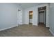 Bedroom with doorways leading to an en-suite bathroom at 1284 E Coconino Way, Gilbert, AZ 85298