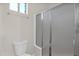 Bathroom with shower, toilet and window for natural light at 4336 S Pony Rider Trl, Gold Canyon, AZ 85118