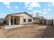 Backyard view featuring patio and home exterior at 6658 E San Cristobal Way, Gold Canyon, AZ 85118