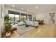Bright and airy living room features modern decor, outdoor views, and seamless indoor-outdoor transition at 7928 E Parkview Ln, Scottsdale, AZ 85255