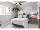 Cozy bedroom with a queen bed and plenty of natural light at 9027 N 82Nd St, Scottsdale, AZ 85258