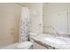 Small bathroom with granite countertop and shower/tub combo at 41515 N Chase Oaks Way, Anthem, AZ 85086