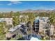 Aerial view of the community with covered parking and mountain views in the background at 5122 N 31St Way # 244, Phoenix, AZ 85016