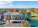 Aerial view of building with parking and lake views at 5122 N 31St Way # 244, Phoenix, AZ 85016