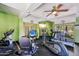 View of a well-equipped gym with cardio machines and ample workout space at 5122 N 31St Way # 244, Phoenix, AZ 85016
