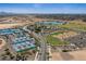 Community overview showing courts, lake, and park at 2086 E Mead Dr, Gilbert, AZ 85298