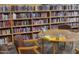 Cozy library area featuring shelves of books and a table with puzzles, providing a quiet retreat at 17200 W Bell Rd # 667, Surprise, AZ 85374