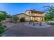 Inviting backyard featuring a fire pit and ample space for outdoor entertaining near the beautiful two-story home at 10647 N 82Nd Pl, Scottsdale, AZ 85260