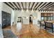 Elegant entryway with tile floors and dark wood doors at 6527 E El Sendero Rd, Carefree, AZ 85377