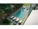 Beautiful pool area with a hot tub, surrounded by lush greenery and stylish lounge chairs at 2222 N Val Vista Dr # 3, Mesa, AZ 85213