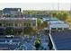 Aerial view of a vibrant downtown area with shops and restaurants at 158 W Commerce Ct, Gilbert, AZ 85233