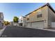 View of street featuring houses with two car garages at 955 S Henry Ln, Gilbert, AZ 85296