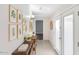 Bright hallway featuring a skylight, decor, and double doors that provide lots of natural light at 1859 N Morris --, Mesa, AZ 85201