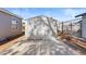 Exterior view of a metal storage shed in the backyard at 2612 E Sandra Ter, Phoenix, AZ 85032