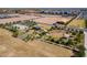 Aerial view of community amenities including playground, basketball court, and open space at 6145 S Antonio --, Mesa, AZ 85212