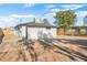 Backyard view showcasing the house and new fence at 749 W Southgate Ave, Phoenix, AZ 85041