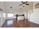 Spacious living room with hardwood floors and high ceilings at 15626 N 12Th Ave, Phoenix, AZ 85023