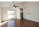 Bright living room with hardwood floors and high ceilings at 15626 N 12Th Ave, Phoenix, AZ 85023