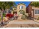 Two-story house with red door and landscaping at 4354 E Rosemonte Dr, Phoenix, AZ 85050