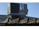 Rooftop view showcasing the air conditioning unit and wooden pergola at 3021 N 17Th Dr, Phoenix, AZ 85015