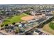 An aerial perspective showcases the community's sports facilities, recreational areas, and well-maintained common spaces at 2336 N Salem St, Mesa, AZ 85215